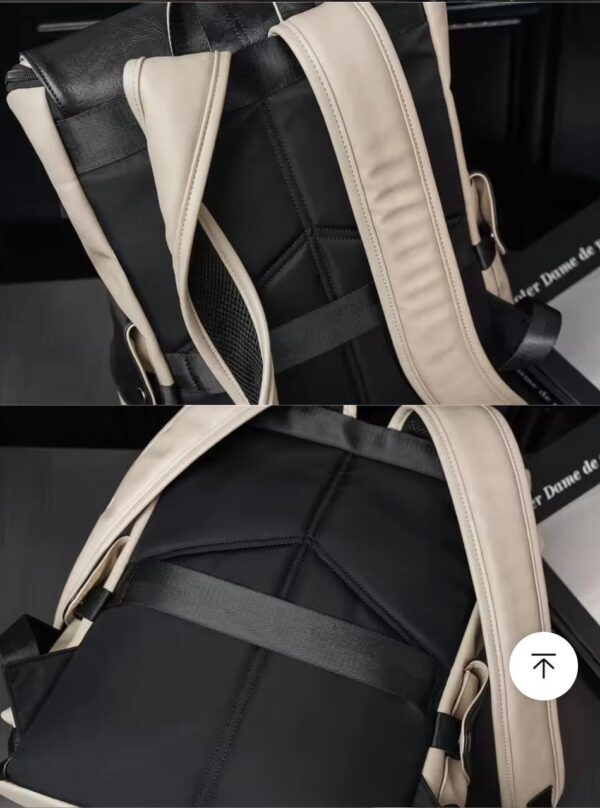 Urban Explorer PU Leather Flap-Top Backpack with Laptop Compartment - Image 6