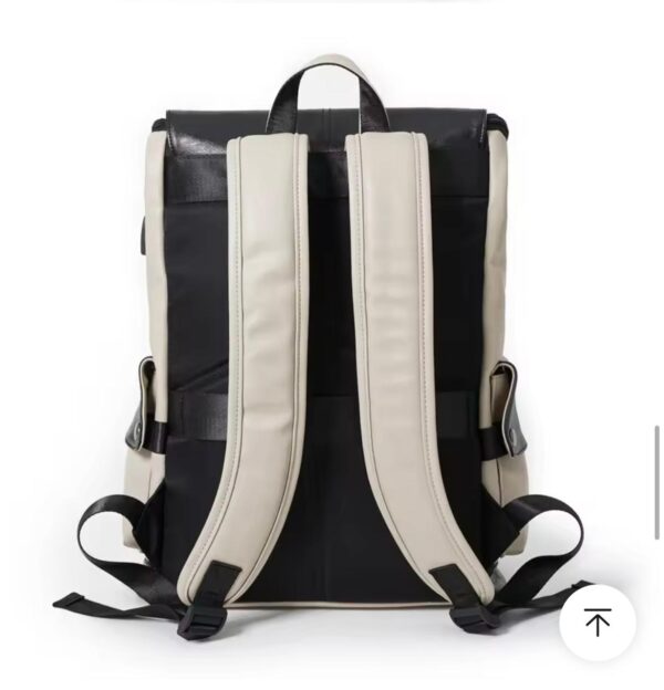 Urban Explorer PU Leather Flap-Top Backpack with Laptop Compartment - Image 10