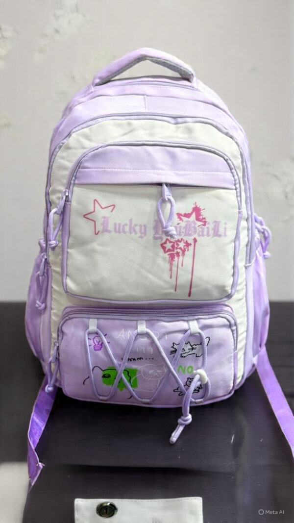 Stylish Multi-Pocket Backpacks for Girls & Teens (School, College, & Travel) - Image 8