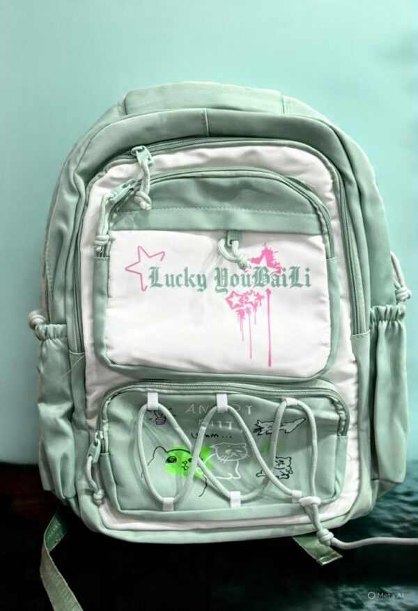 Stylish Multi-Pocket Backpacks for Girls & Teens (School, College, & Travel) - Image 3