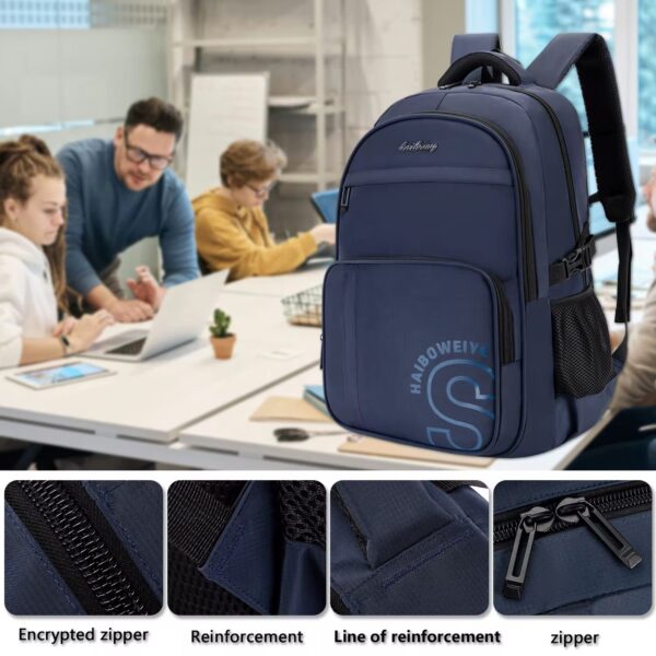 HAIBOWEIVE Large Capacity Lightweight Backpack - Multi-functional for , Business tours & Travel - Image 6