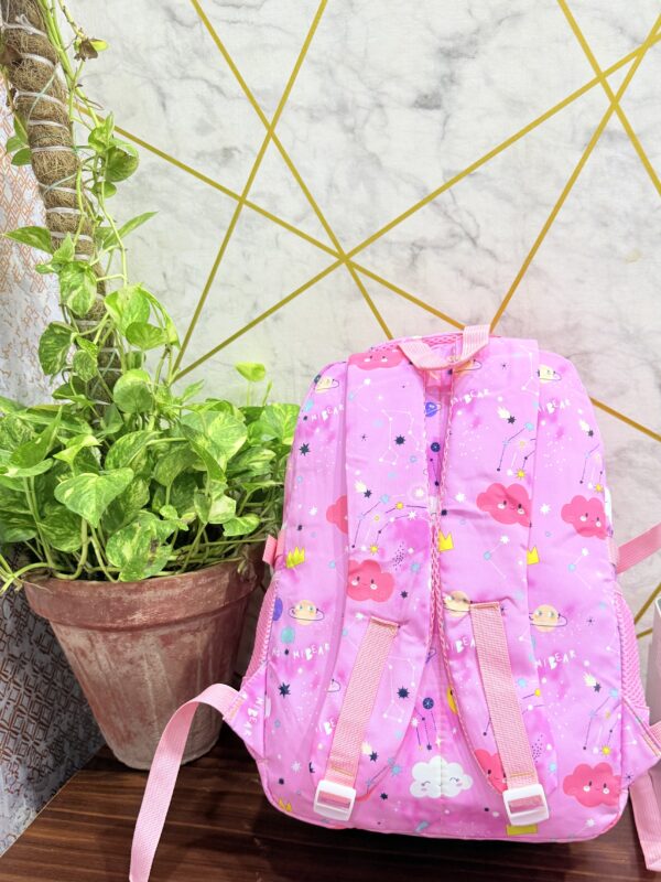 Colorful Unicorn & Cloud Print Girls' School Backpacks - Image 6