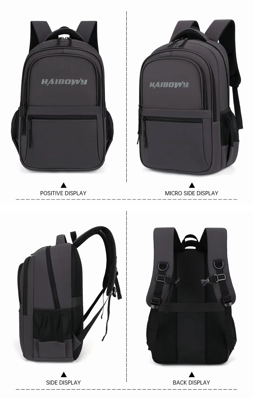 HAIBOWY Multi-functional Ergonomic Backpack: Ideal for Travel, Business & School - Image 6