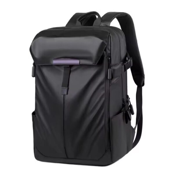 Black Multifunctional Business & Travel Laptop Backpack - Image 2