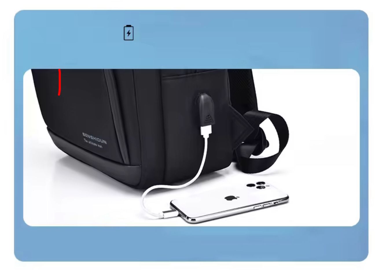 Multi-functional Business/Travel Laptop Backpack with USB Charging Port - Image 8