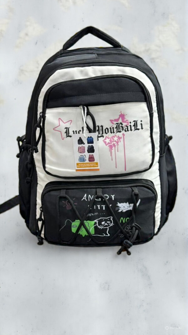 Stylish Multi-Pocket Backpacks for Girls & Teens (School, College, & Travel) - Image 9