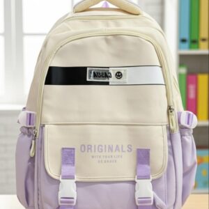 Stylish Large Capacity Pastel Colors School/College Backpack For Girls