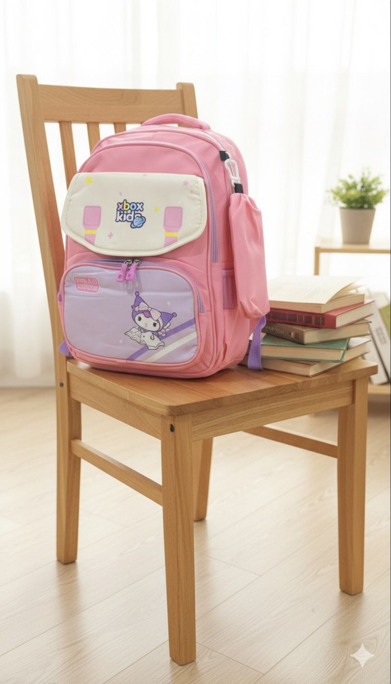 Cute Cartoon Character Kids' School Backpack - Image 3