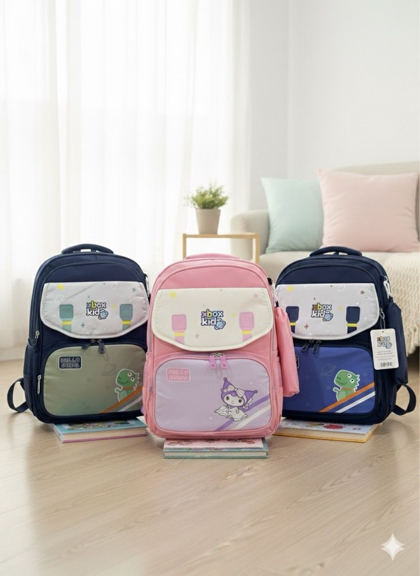 Cute Cartoon Character Kids' School Backpack - Image 7