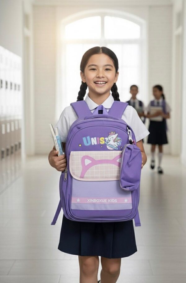 XINBOXUE Kids' Cartoon School Backpack - Image 8