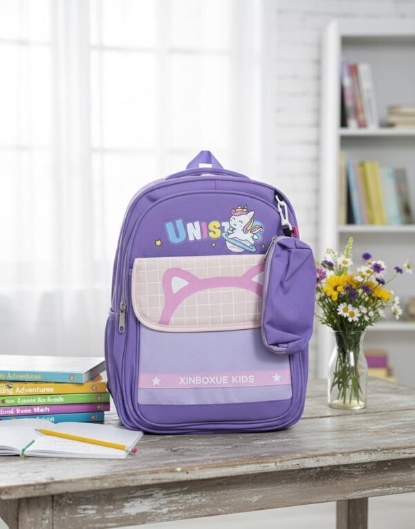 XINBOXUE Kids' Cartoon School Backpack - Image 6