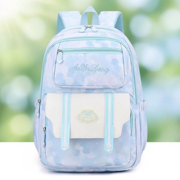 Kawaii Starry Backpack for Girls - Image 2